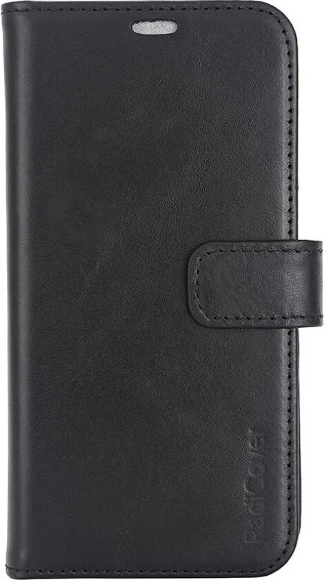 RadiCover 2-i-1 Anti Radiation RFID 3-kort MagS iPhone 16 - svart skinn