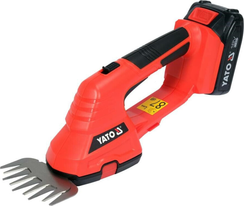 828355 gresstrimmer og hekksaks - 18V, 2Ah Li-Ion, IPX1