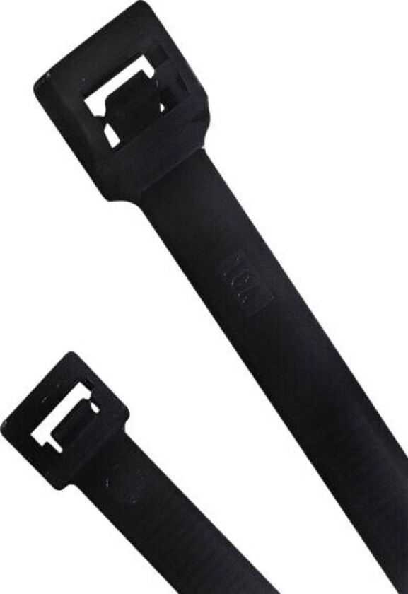 Bilde av Buntebånd Strips T120R Sort 385x7,6mm - 1345041