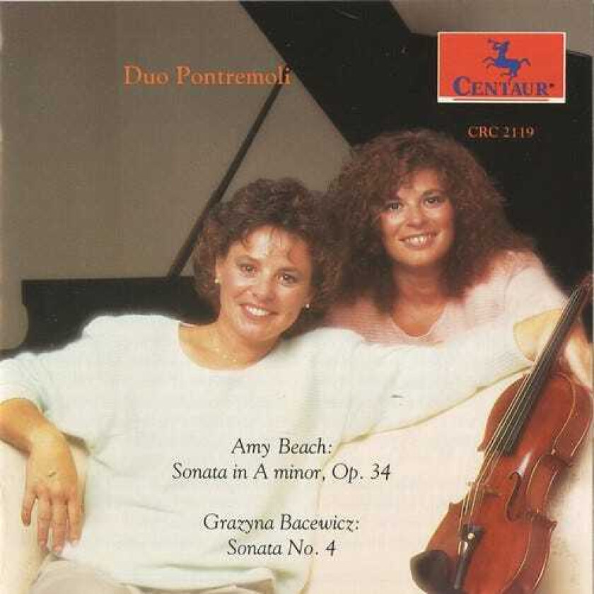 Duo Pontremoli, Grazyna Bacewicz Violin Sonata CD