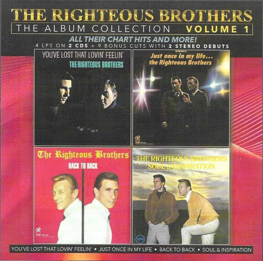The Righteous Brothers Album Collection 1 CD