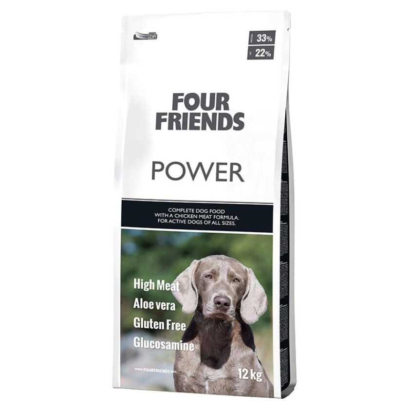 Power Energirikt Tørrfôr til Hund med Kyllingsmak 17 kg