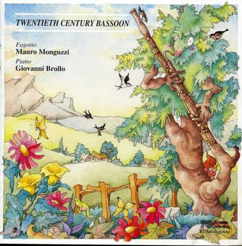 Mauro Monguzzi, Alexandre Tansman, Eugène Bozza, Umberto Bertoni 20th Century Bassoon CD