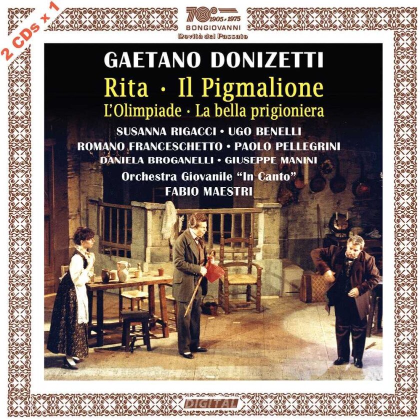 Orchestra Da Camera In Canto Maestri Rita / Il Pigmalione CD