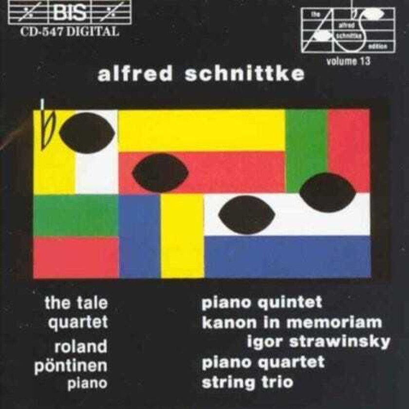 Alfred Schnittke, Helena Nilsson, Ingegerd Kierkegaard, Patrik Swedrup, Roland Pöntinen Piano Quintet (1972/76) CD