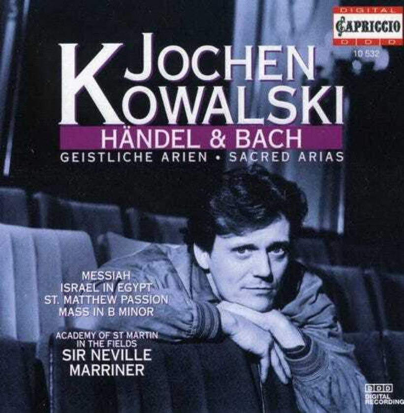 Jochen Kowalski, Celia Nicklin, John Birch, John Constable, Kenneth Sillito, Stephen Orton, George Frederick Handel Sings Handel & Bach Sacred Arias CD