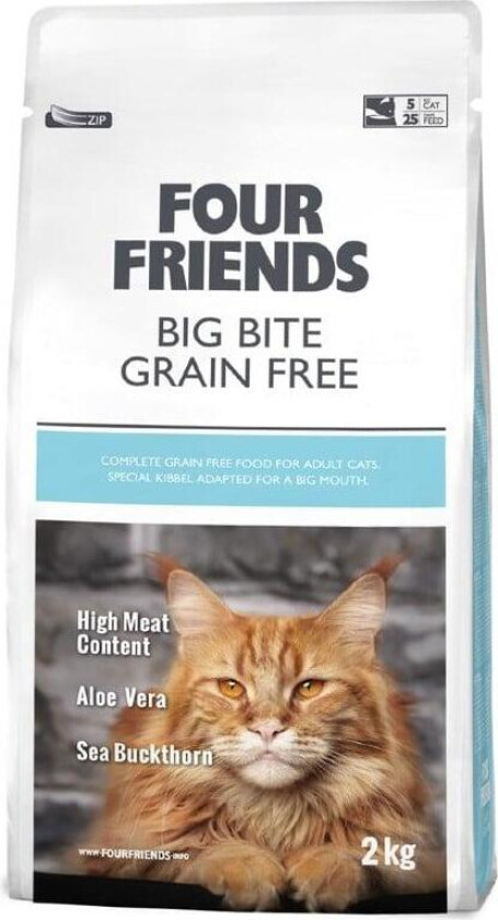 FourFriends Cat Big Bite Grain Free (6 kg)