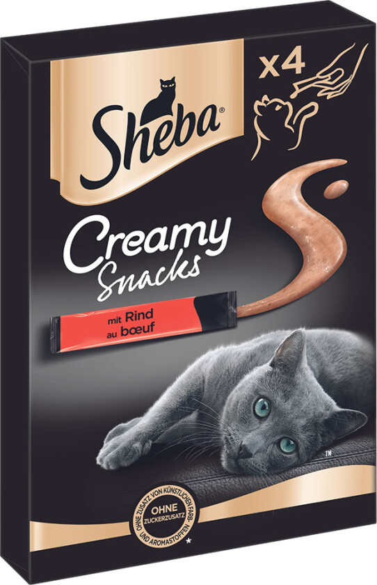 Creamy Snacks - 4 x 12 g Okse