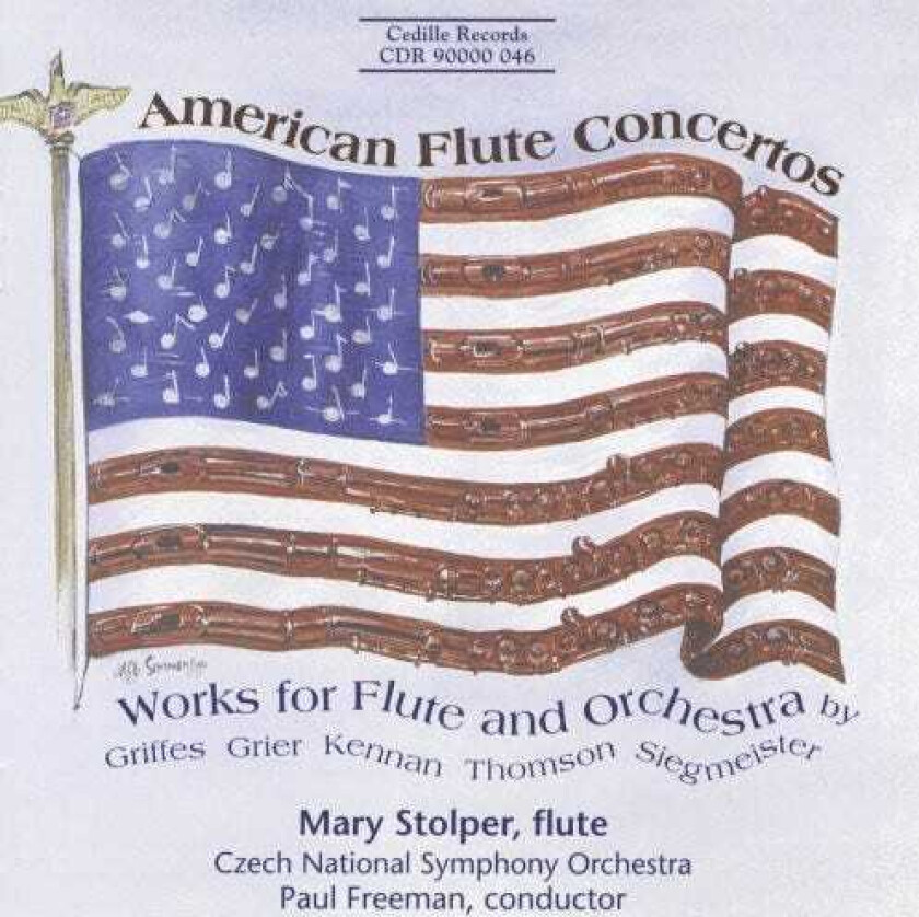 Mary Stolper American Flute Ctos: Wrks For Flute & Orchestra CD