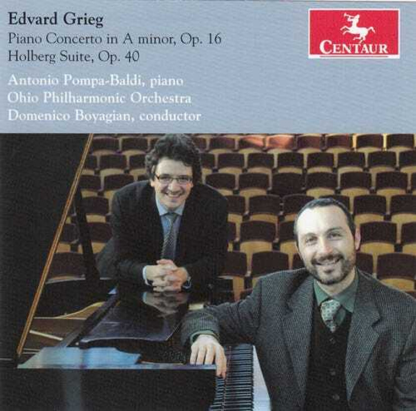 Antonio PompaBaldi Piano Concerto In A Minor Op 16 / Holberg Suite Op CD