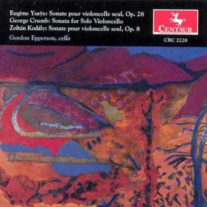 Gordon Epperson Sonatas For Cello CD