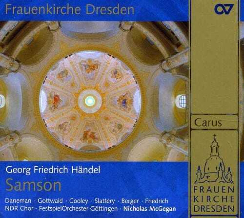Nicholas McGegan, Michael Slattery, Ndr Chorus, Sophie Daneman, Thomas Cooley, William Berger, Wolf Matthias Friedrich, George Frederick Handel Samson CD