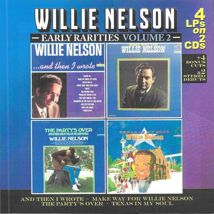 Willie Nelson Early Rarities 2 CD