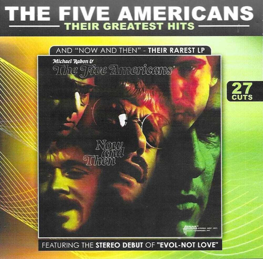 The Five Americans Their Greatest Hits & 'now & Then' CD