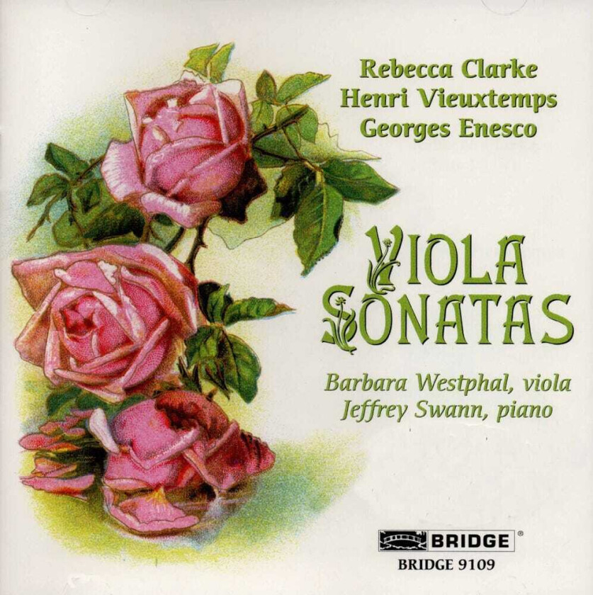 Barbara Westphal, Jeffrey Swann, HENRI VIEUXTEMPS Viola Sonatas CD