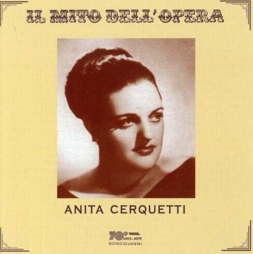 Anita Cerquetti, Arrigo Pola, Alfredo Catalani, Gaspare Spontini Recital CD