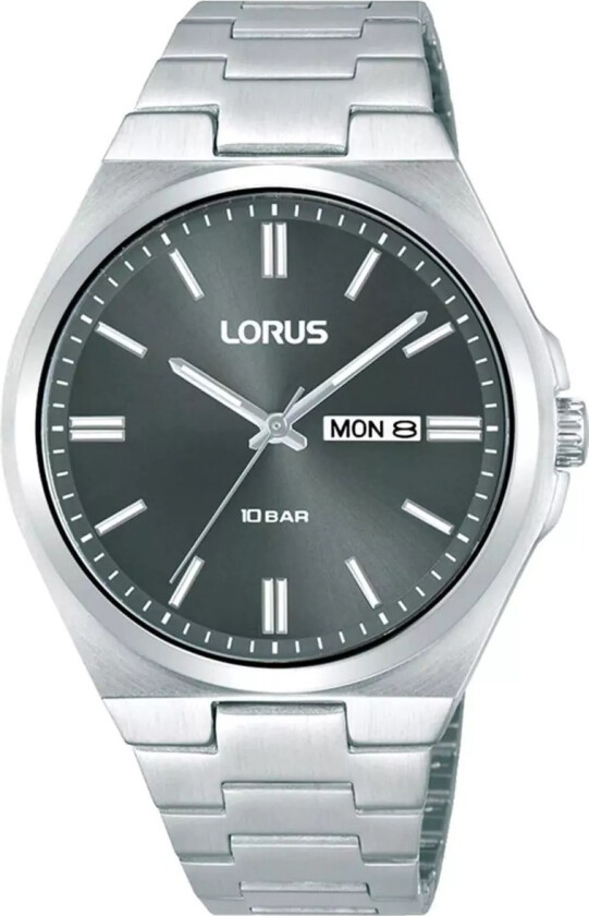 Classic Mens RH393AX9 - Kvarts - Sølv - Herreklokker - Rustfritt stål - ledd m/pin - Mineral