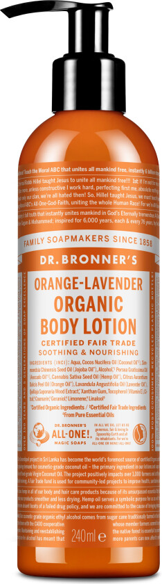 Orange Body Lotion, 237 ml Håndkrem