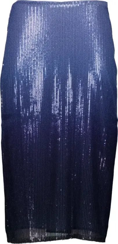 Dame, Skjørt, Blå, XS