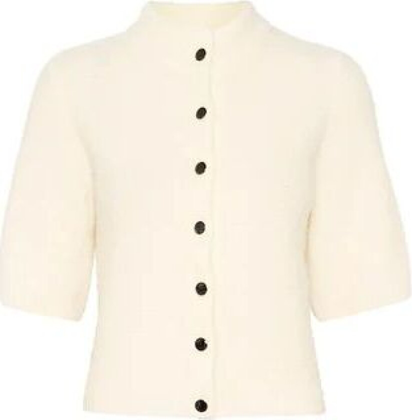 AlphaGZ SS Short Cardigan - Ivory S