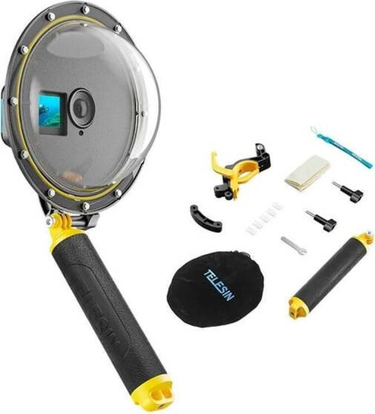 Waterpoof dome port for DJI Action 4 / 3