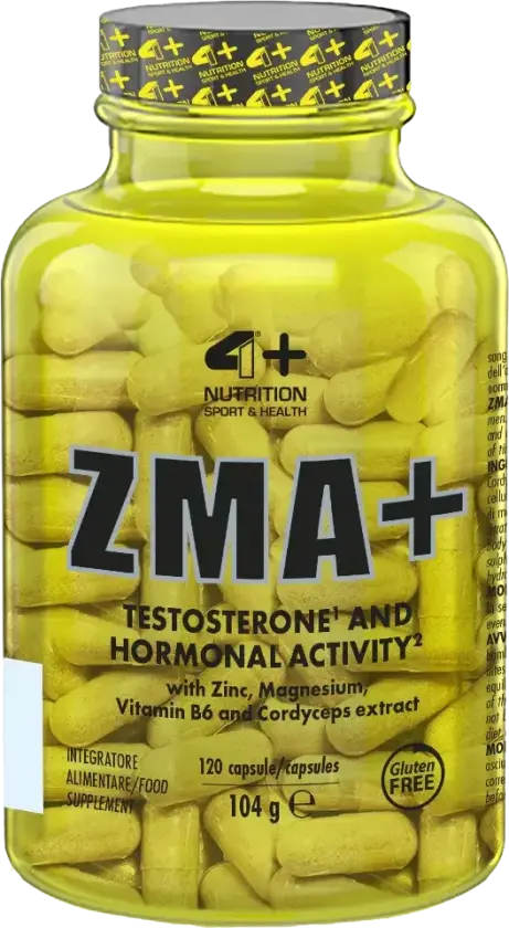 4+Nutrition ZMA+ // 120 kapsler