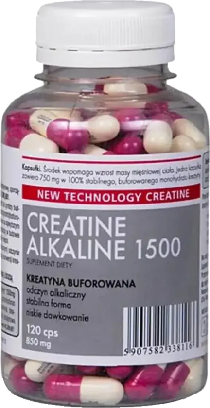 Creatine Alkaline 1500 - 120 kapsler