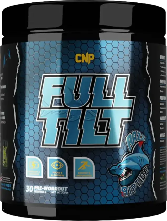 Full Tilt Pre-Workout - 300g - Razz Riptide (Blå Bringebær)