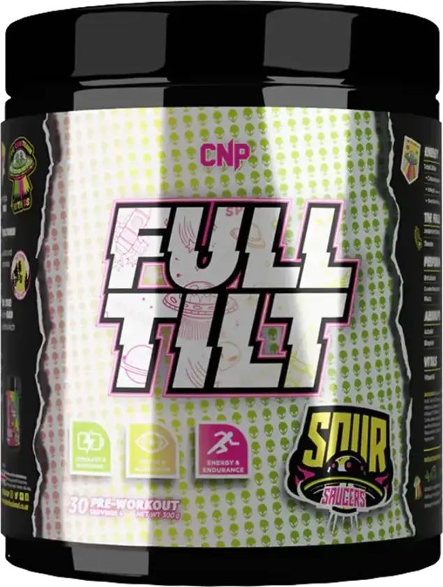 Full Tilt Pre-Workout - 300g - Sour Saucers (Tropisk)