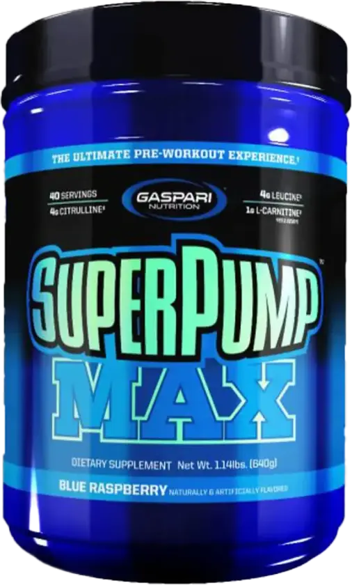 Gaspari Super Pump Max - 640g - Blue Raspberry