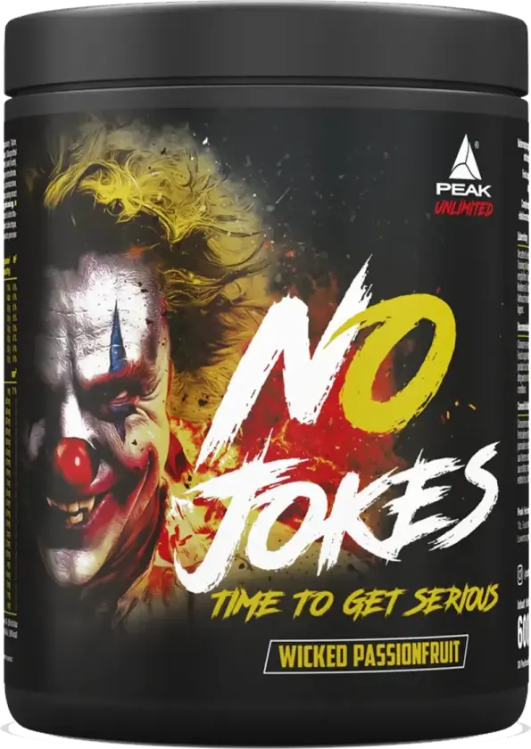 No Jokes Pre-Workout - 600g - Wicked Passionfruit