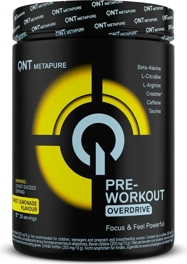 Pre-Workout Overdrive - 390g - Sweet Lemonade