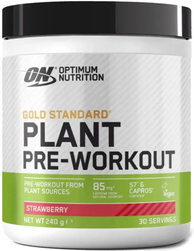 Gold Standard PLANT Pre-Workout - 240g Strawberry