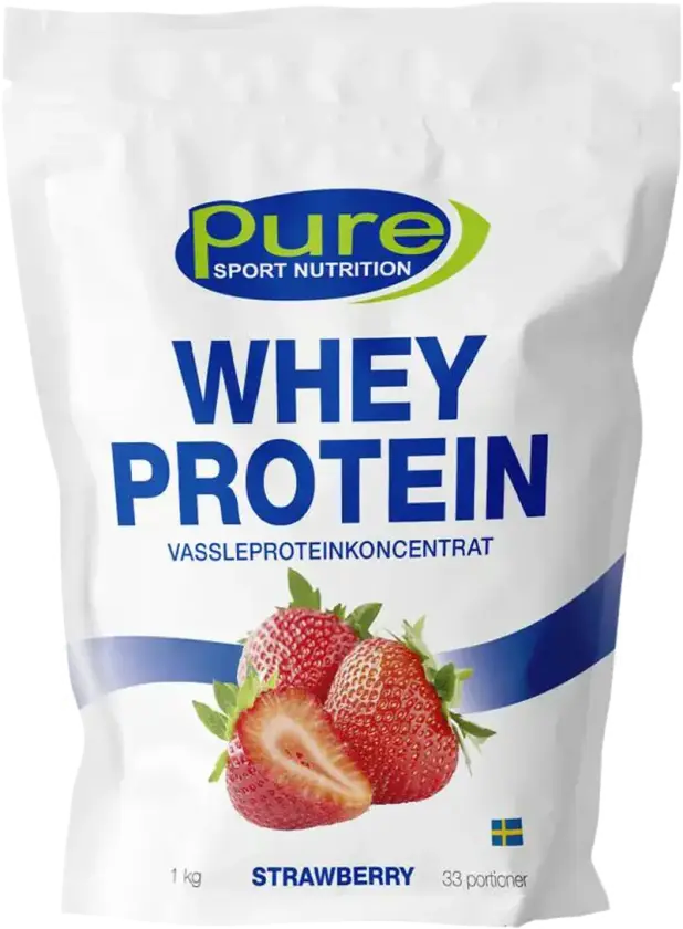 Pure Sports Nutrition Whey Protein - 1kg - Strawberry