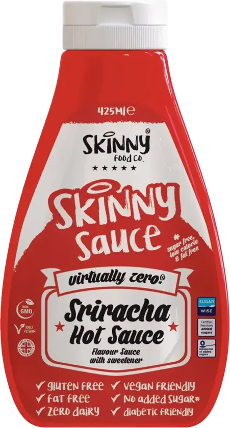 Skinny Sauces 425g - Diverse Smaker - Sriracha Hot Sauce