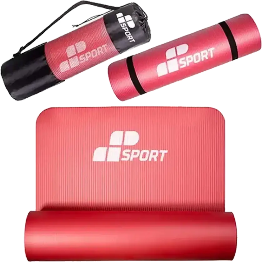 NBR Yoga Mat 180x60 Rød