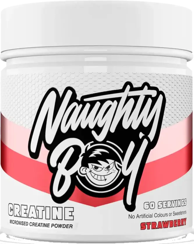 Naughty Boy Falvoured Creatine - 300g - Strawberry