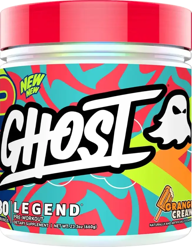 Ghost Legend Pre-Workout V4 - 630g/645g/660g/675g - Orange Cream