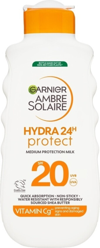 Ambre Solaire Hydra 24H Protect Sun Protecting Milk SPF20