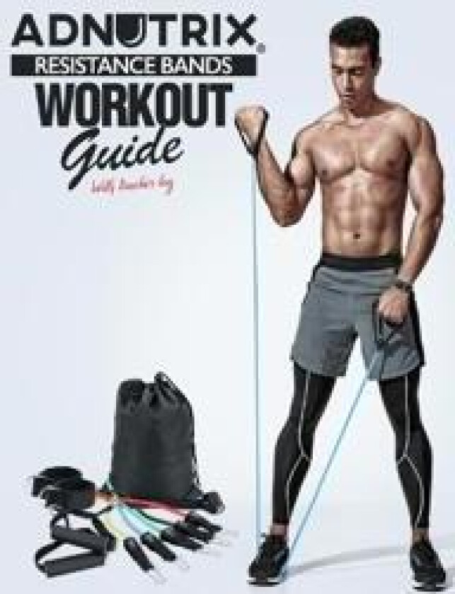 Adnutrix Resistance Bands workout Guide With Workout log