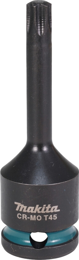 Impact Black 1/2" Torx Pipenøkkelinnsats Størrelse: T45 Lengde: 78,0 Mm (E-19825)