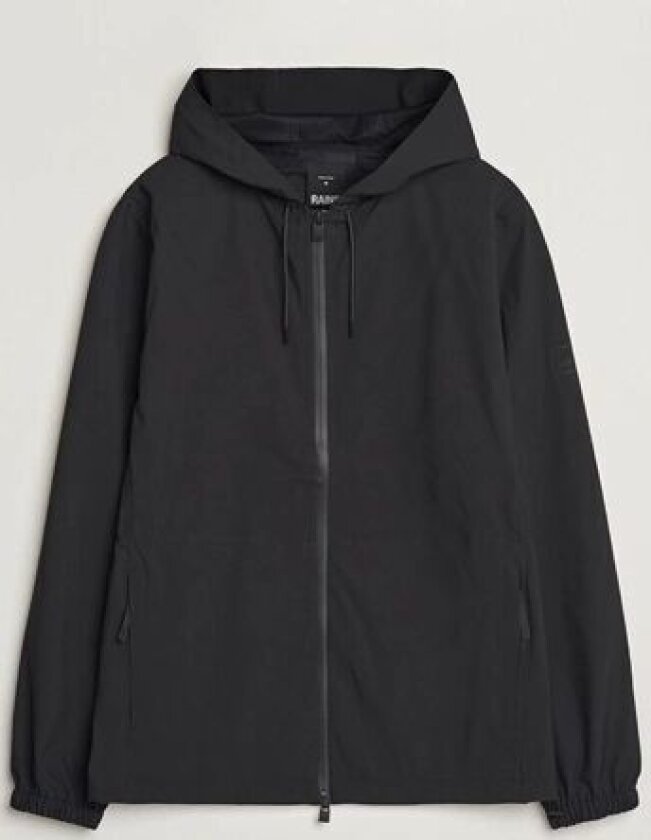 RAINS Suva Hooded Waterproof Jacket Black