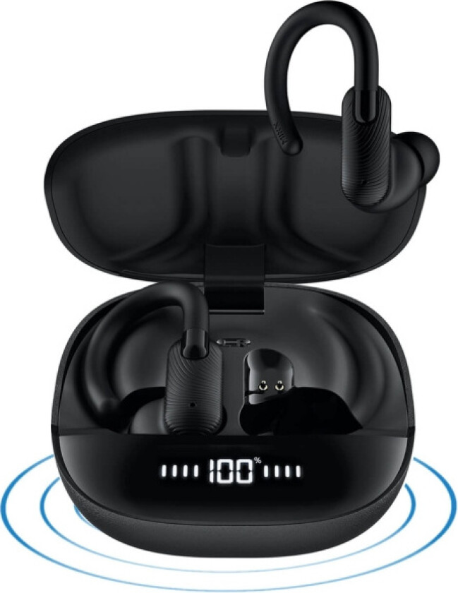 Hodetelefon Sports Charge 2 In-Ear Hook TWS Svart
