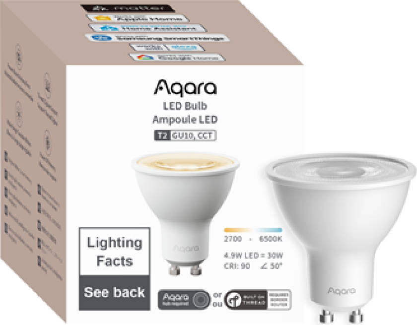 LED Bulb T2 (RGB, CCT, GU10)
