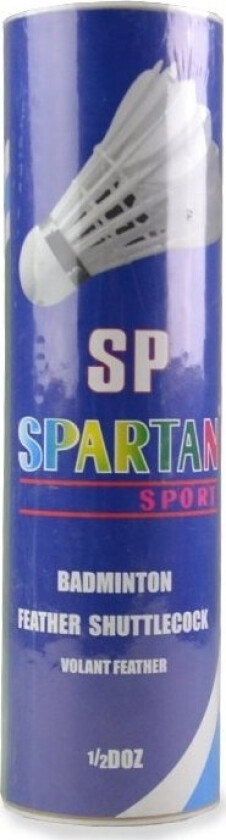 Spartan Badminton Shuttlecocks/Balls Spartan Natural Feathers 6 Pcs.