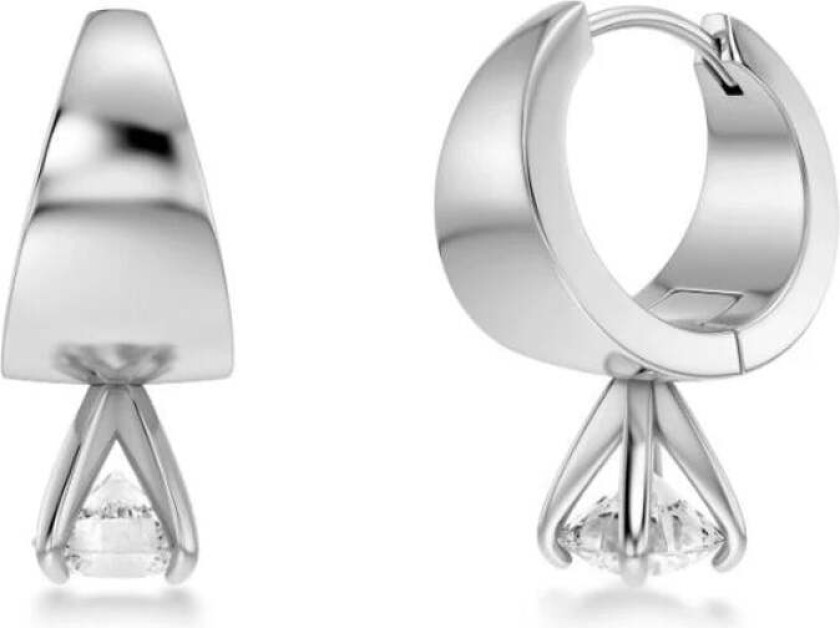 SOLO HOOPS CZ S Sølv