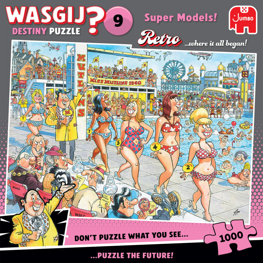 Retro Destiny - #9 Super Models! (1000 pieces) (1110100503)