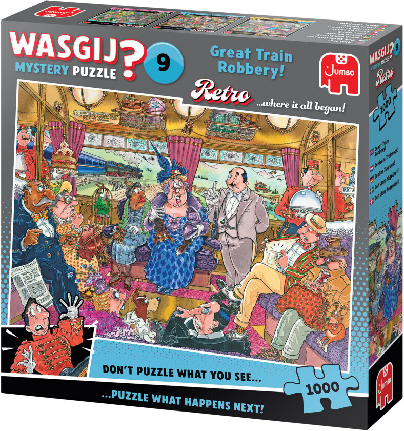 Retro Mystery - #9 Great Train Robbery! (1000 pieces) (1110100504)