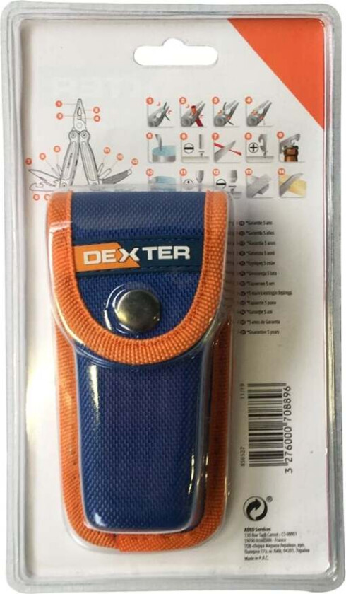Dexter Multiverktøy/Lommekniv 14 i 1