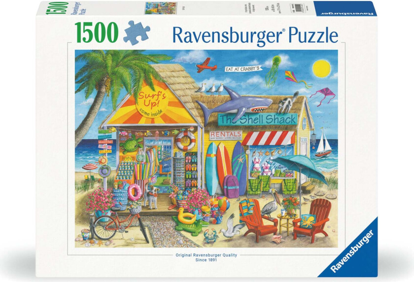 Puslespill 1500 Surfs Up Ravensburger